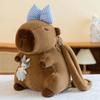 Backpack Capybara Designs Large Capacity Cartoon Animal Plush Doll Flower Bag