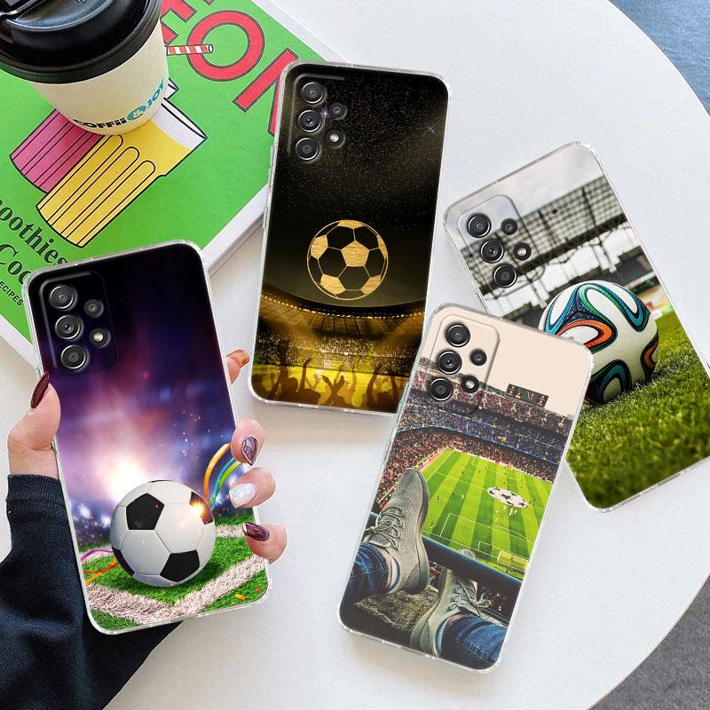 Football Soccer Ball Fire Un Rayo Phone Case For Samsung Galaxy A56 A57 A37 A55 A54 A36 A35 A25 A16 A17 A07 A52 A34 A21s Cover