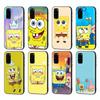 PB12 SpongeBob Black Sofe Case for OPPO Reno 8 6 5 4 Pro Plus Find X3 A17 A3 A31 A38 A40 A53 A54 A55 A74 A76 A78 A77 A80 A94 A95 A96 Lite