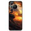 For Huawei Pura 70 Pro Case Black Matte TPU Silicone Phone Cover for Huawei Pura 70 Pro Plus Ultra Soft Cases Coque Pura70 70Pro