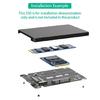 Корпус для SSD M.2 NGFF Msata на SATA3.0 2,5 дюйма, корпус для жесткого диска, адаптер M.2 SSD для 2230 2242 2260 2280