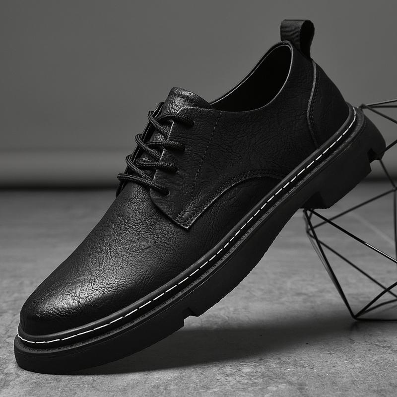Модные классические мужские туфли, удобные мужские оксфорды на шнуровке, легкие кожаные мужские оксфорды, мягкая удобная обувь