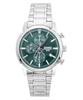 Chronograph Analog Stainless Steel Green Dial Quartz MTP-E510D-3AV Men's Watch