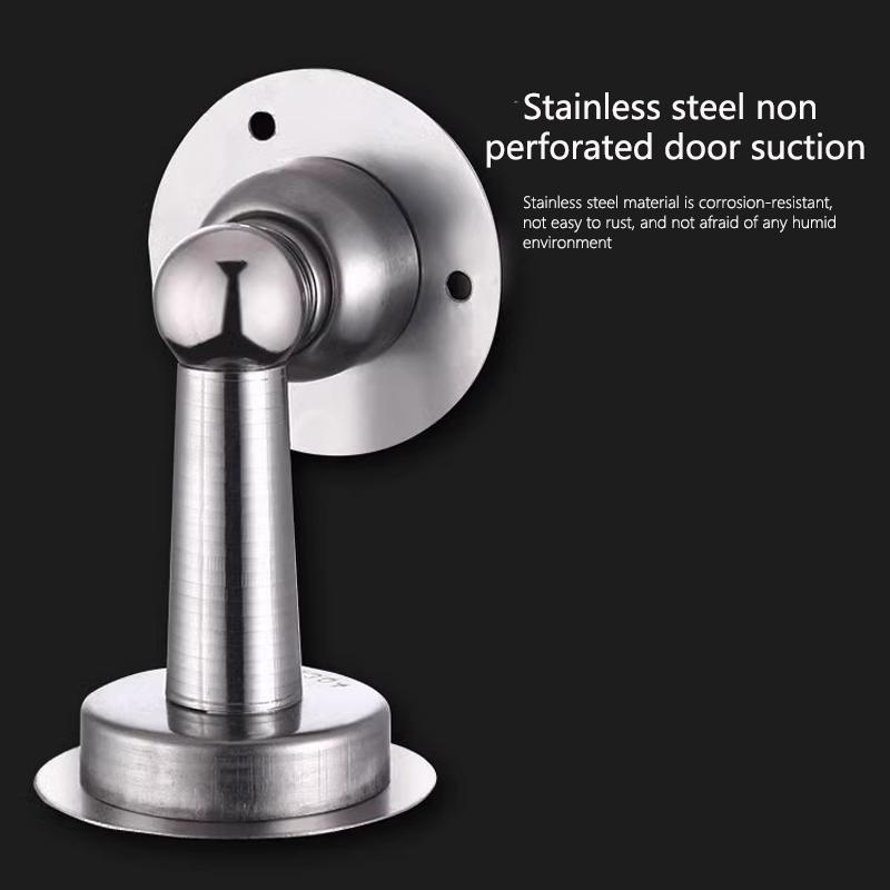 Магнитный Дверной Стопор Mandodle Steel Без Сверления Ветрозащитный Дверной Стопор Настенный Напольный Держатель для Прихожей Фурнитура для Прихожей