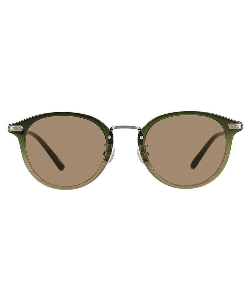 Солнцезащитные очки типа Бостон UNITED ARROWS United Arrows Гравировка Линзы золотистого цвета Металлические Унисекс Защита от УФ-лучей Защита от УФ-лучей Стильные Высокая видимость