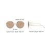 Cartier Full Frame Design Metal Round Sunglasses Unisex sunglasses Gold CT0226SA-30008387-002