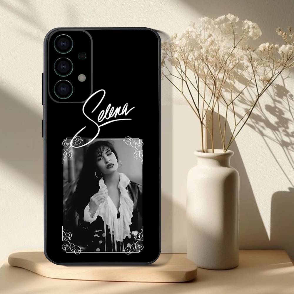 Чехол для телефона S-Selena Quintanilla для Samsung S25, S24, S21, S22, S23, S30, Ultra, S20, Plus, Fe, Lite, Note, 10, 9, 5G Черный чехол