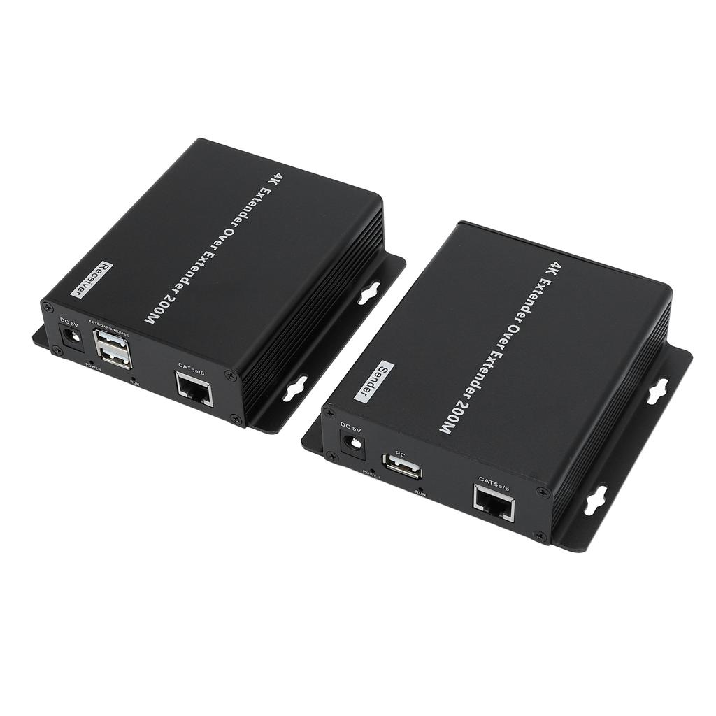 4K HD Extender Plug and Play 3840 X 2160 30 Гц KVM HD Ethernet Extender для мониторинга