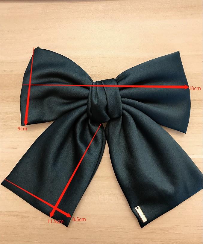 Большая тканевая заколка-бант для волос - Корейский сказочный стиль хвост и верхняя заколка