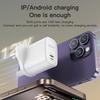 TOOCKI TCT67-34B1 67W Fast Charger Digital Display USB-A USB-C Port Power Supply with Retractable