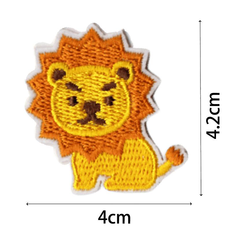 Embroidery Cloth Sticker Cartoon Animal Flower Embroidery Sticker Patch Hole Sticker Decorative Sticker Patch Patch Sticker