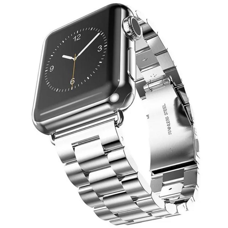 Классический металлический ремешок Iwatch для Apple Watch Band 304 из нержавеющей стали для серий Iwatch 1 2 3 4 5 6 7 8 SE Бесплатный инструмент для регулировки