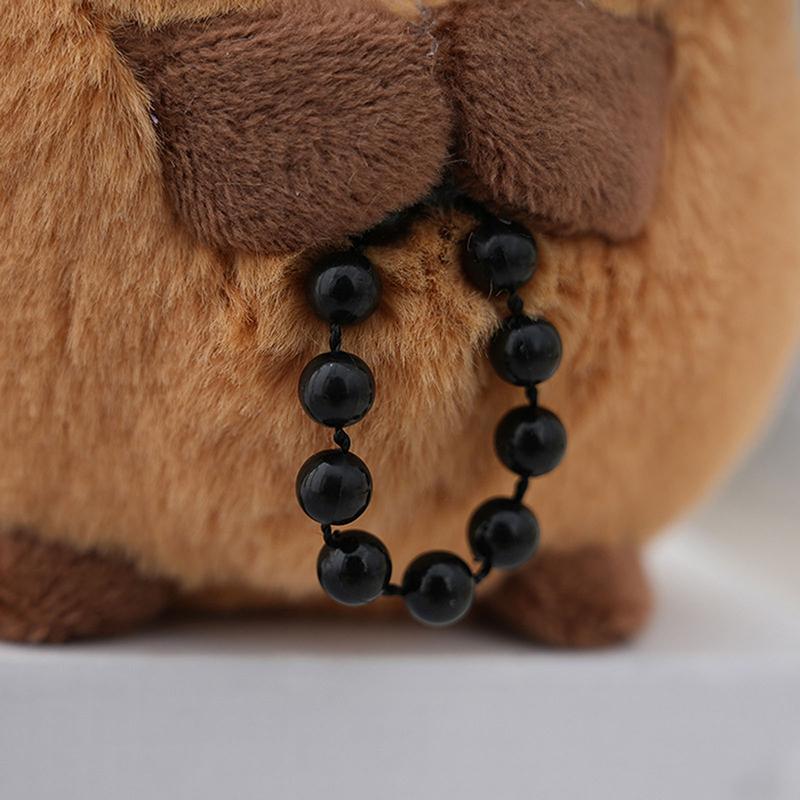 Милая мультяшная подвеска в виде капибары, плюшевая игрушка, сумка для куклы, подвесные украшения, настольные украшения для куклы, подвеска для автомобиля, милая кукла-брелок в виде капилы