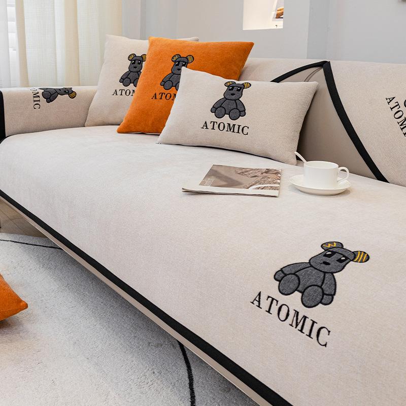 1 шт., противогрязный, нескользящий чехол для дивана, коврик для собаки, подушка, съемный универсальный размер, угловое полотенце для дивана, секционное полотенце для дивана