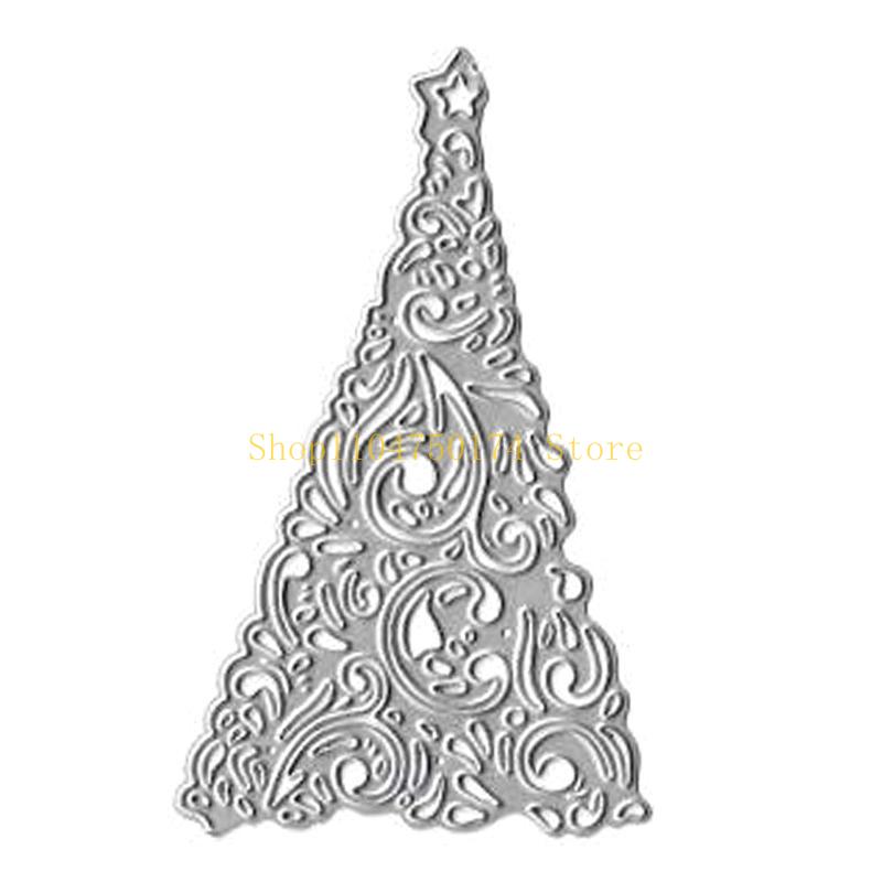 Christmas Tree Metal Cutting Dies Stencil DIY Scrapbooking Album Paper Card Template Mold Embossing Decoration top sale