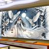 Snow Owl Forest Beauty Diamond Painting Large Size,Diy Full Square Round Diamond Mosaic Embroidery Jewelry Cross Stitch Home Art