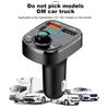 Многофункциональное автомобильное зарядное устройство с двумя USB-портами, беспроводной Bluetooth 5.0, FM-передатчик, музыкальный адаптер, автомобильный комплект громкой связи, радиоприемник