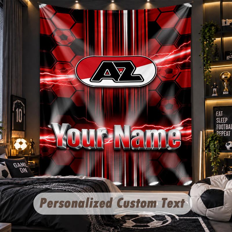 TapestryAZ Alkmaar Custom Name Text Personalized Wall Hanging Tapestry Home Wall Decor