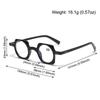 Round Square Frame Blue Light Blocking Reading Glasses Glasses for Seniors  for Women & Men