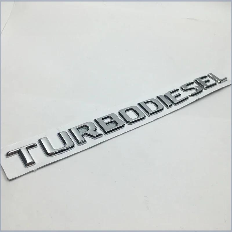 AAYN1 ABS For W463 W140 W124 Turbodiesel lettering emblem mark rear Car trunk turbo diesel logo stickers Accessories