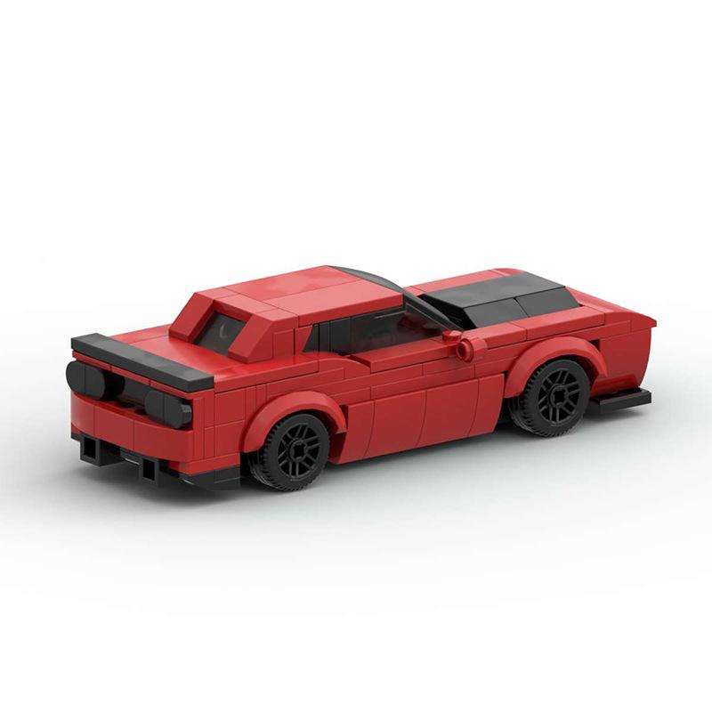 MOC Спортивный Автомобиль Сборка Строительные Блоки Гонки Подарок Модель Образовательный Трансграничная Игрушка