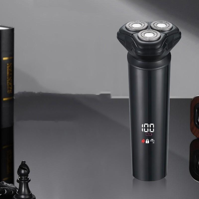 Электрическая с бритвой три лезвия можно мыть по всему телу для мужчин
