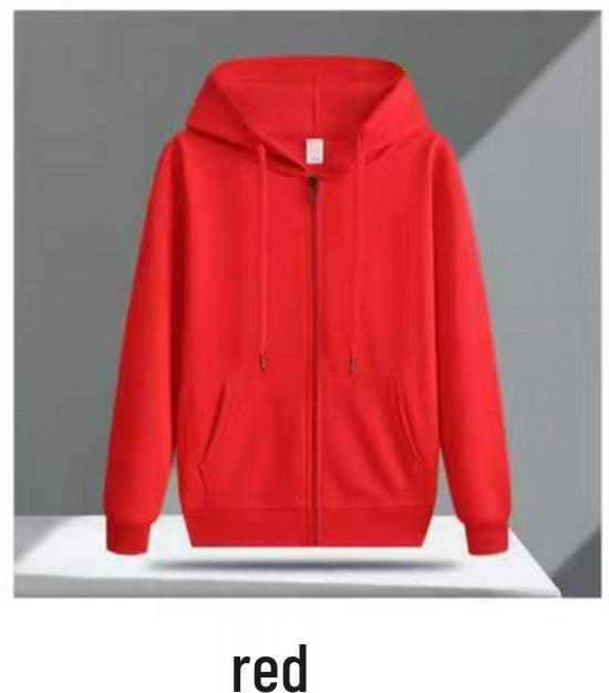 Unisex Warm Hooded Cardigan: Autumn & Winter Thick Fleece Casual Jacket