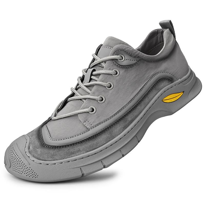 Мужская обувь Роскошный бренд Ручная работа Натуральная кожа Повседневная обувь Высокое качество Толстая подошва Кроссовки Нескользящая Обувь для хайкинга Рабочая обувь