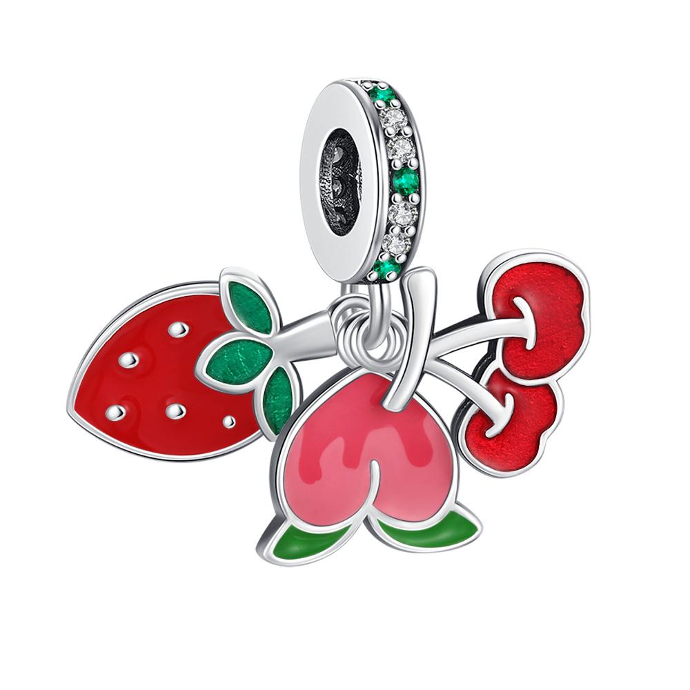 S925 Стерлингового Серебра Модный Шарм Подходит Оригинальный Браслет DIY Для Женщин Ювелирные Изделия Башня Цветок Подвеска Изысканные Подарки На День Рождения