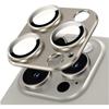 Natural Titanium Gray Metal Camera Lens Protector for Iphone 16 15 Pro Max 14 Plus 13 Mini 12 11 14Pro 15Pro 13Pro 12Pro Glass Protection Accessories