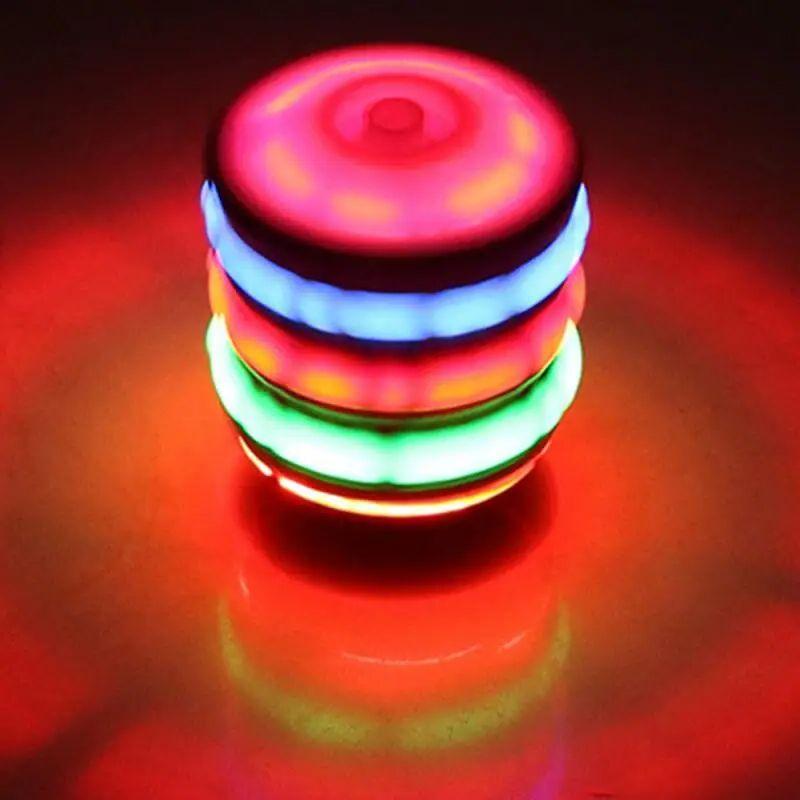 Electric Gyro Rotating Toy with Colorful LED Lights Outdoor Upgrade Boys & Girls Rotating Gyro Toy Children's Gift