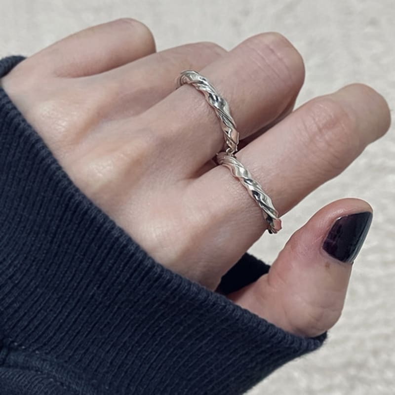 skos Silver925 S Curved Ring
