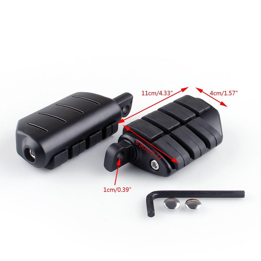 7963 Dually Footpegs For Harley Softail Sportster Dyna Glide Fat Boy Road King B