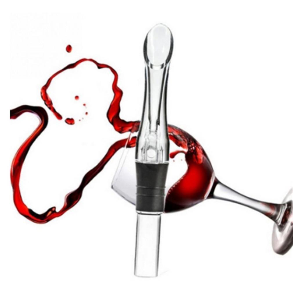 1PC Acrylic Aerating Pourer Decanter Wine Aerator Spout Pourer Portable Wine Accessories