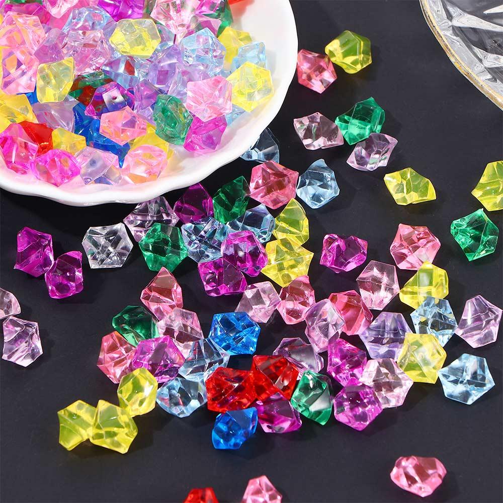 Fish Tank Decoration Crystal Ice Cubes DIY Craft Cobblestones Pebbles Artificial Stones Vase Filler