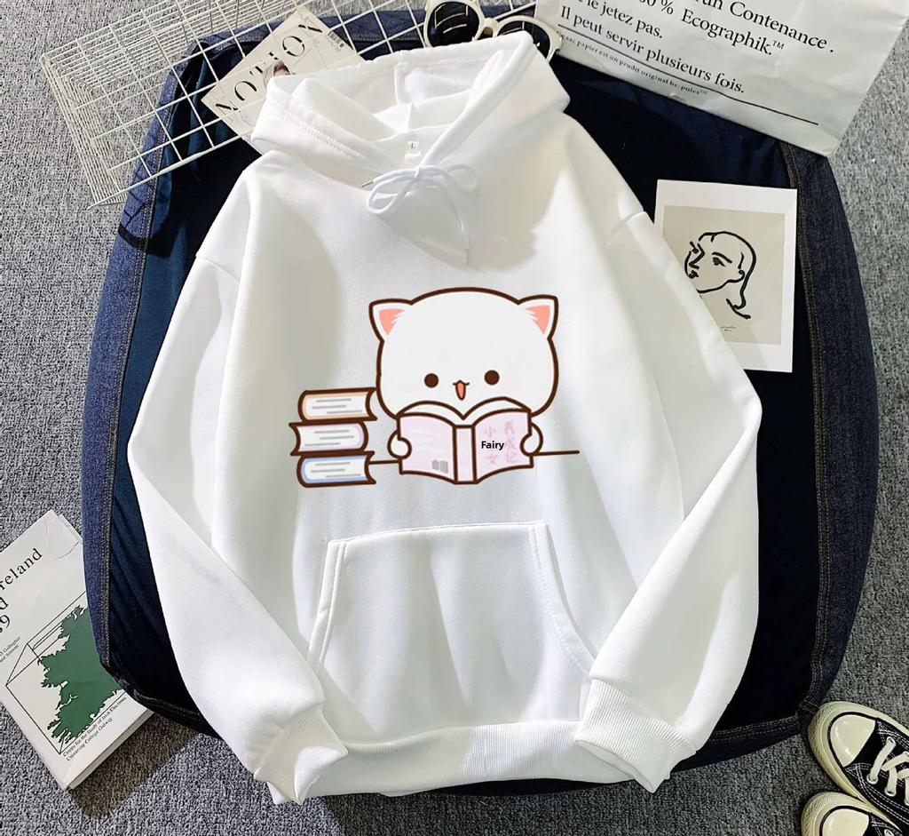 Новая горячая распродажа сезона Свободная толстовка Парные топы Мужские Женские Осень Зима Утепленная Теплая С принтом С длинным рукавом Длинная толстовка Свитшот