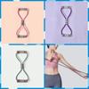 Bolded 8-shaped Stretcher TPE Tube Yoga Elastic Band Household Tension Rope  Back Muscles