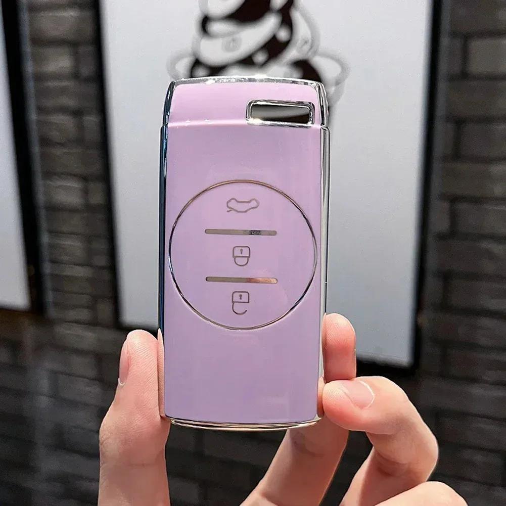 Чехол для автомобильного пульта дистанционного управления TPU с 3 кнопками, защитный чехол для Chery EXEED LX TXL 7 8, автомобильные аксессуары