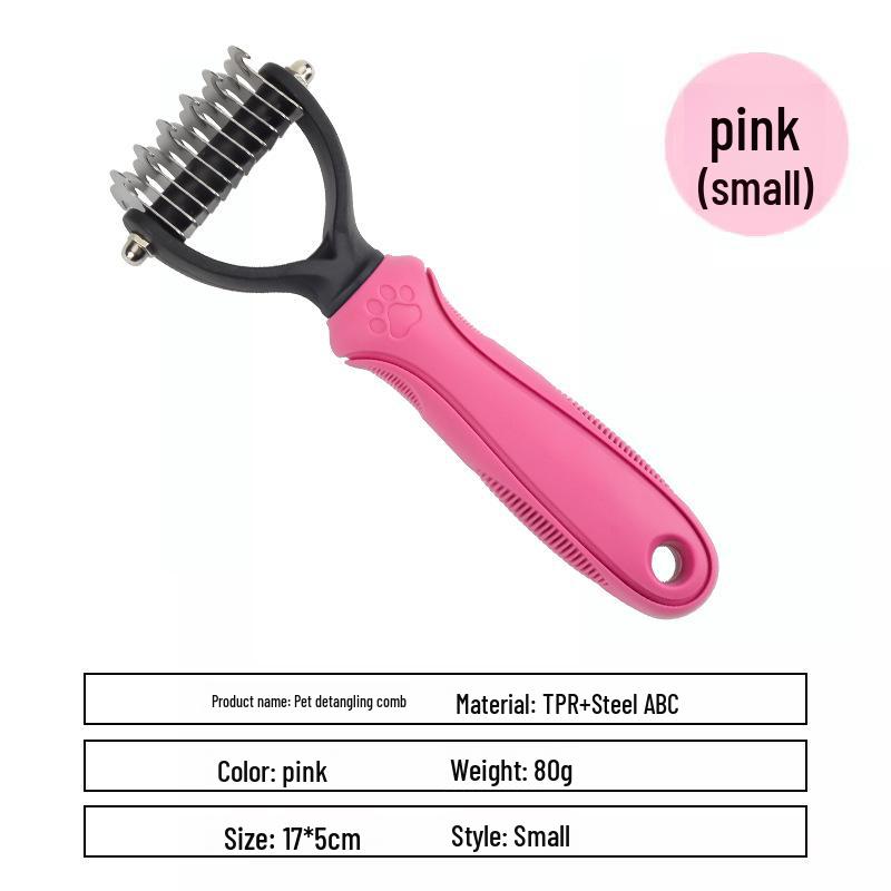 Расческа для распутывания длинношерстных кошек и собак — идеально подходит для удаления выпавшей шерсти