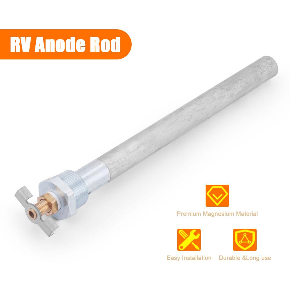 Анодный стержень для водонагревателя RV 3/4''NPT/234 мм, 1/2''NPT /115 мм Длина Надежная защита для пригородных водонагревателей Анодный стержень