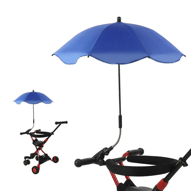 Universal Baby Parasol Baby Stroller Sun Shade Sun Protection Sun Shade for Strollers Waterproof Umbrella for Trolley