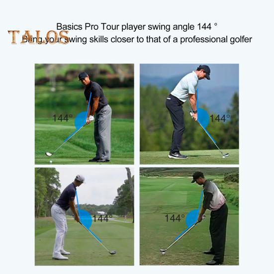 Тренажер для гольфа Swing Corrector для гольфа Swing Position Practice Training Helper для тренировок по отработке осанки при ударе под углом 144 градуса в помещении и на открытом воздухе