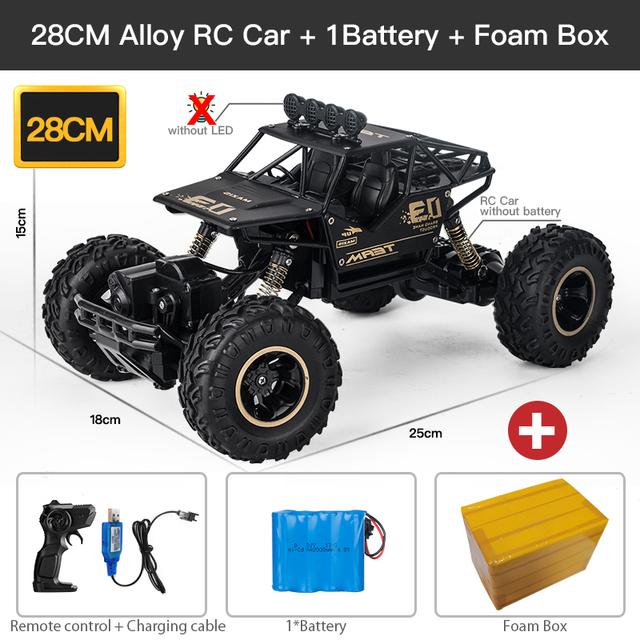 Новый 1:12/1:16 4WD Радиоуправляемый автомобиль со светодиодными фонарями Monster Truck 2,4G Радиоуправляемый автомобиль с дистанционным управлением Багги Внедорожные грузовики с управлением для мальчиков Игрушки для детей