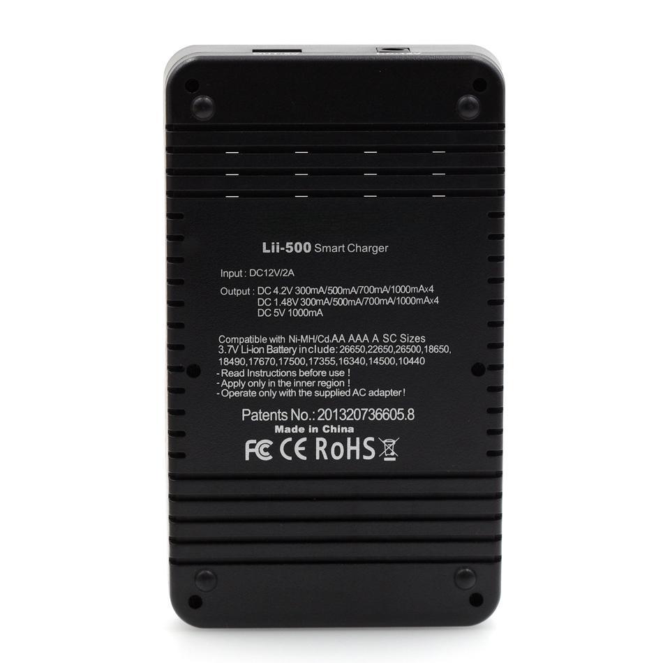 1 шт. 18650/26650/16340 зарядное устройство с экраном