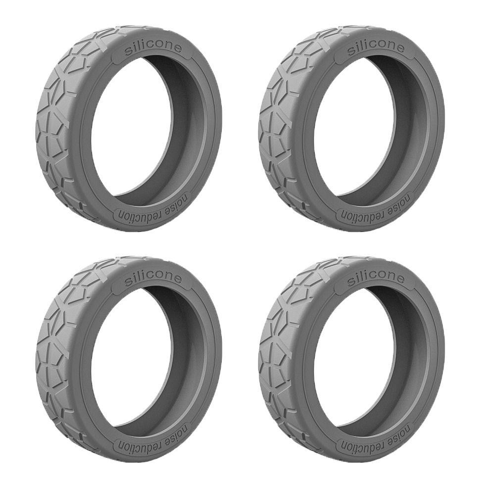 8Pcs Silent Sound Luggage Caster Shoes Reduce Noise Trolley Box Casters Cover