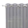 Eyelet Curtain 135X180 Cm ALIX Gray, by Soleil D'ocre