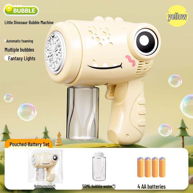 Unicorn Electric Bubble Maker: Kids' Automatic Light-Up Bubble Gun Gift