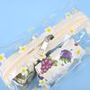 Portable Transparent Makeup Bag Zippered PVC Cosmetic Pouch for Women Travel Toiletry Storage Bag