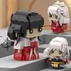 Идея MOC Японский Горячий Аниме Персонаж Строительный Блок Модель Инуяши Kikyos Sesshoumarued Мультяшная Кукла Взрослая Коллекционная Игрушка Подарок