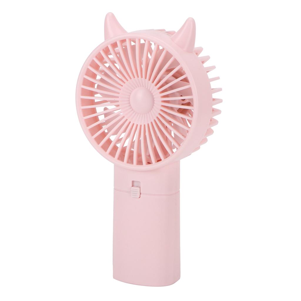 Mini Fan Portable Hand Held Cute Mute Electric Cooling Fan for Home Office Travel Pink